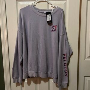 Peloton Lilac Semi Cropped Sweatshirt